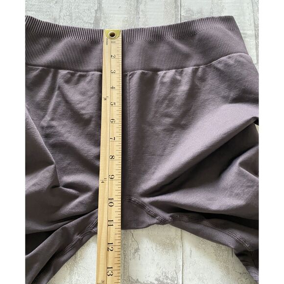 Fabletics Shadow Mid Rise Seamless Rib 7/8 Leggings Compression Sculpt Yoga Sz M - Picture 5 of 9